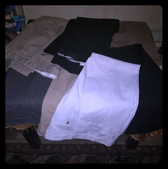 BUNDLE OF MEN'S DRESS PANTS SIZE 40 - Picture 1 of 8